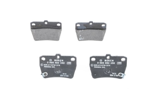 BOSCH 0 986 494 350 Fren Sistemleri Fren Balatası - TOYOTA RAV 4 I Cabrio (_A1_) uyumlu