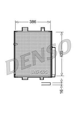 DENSO DCN35001 İklimlendirme Sistemi Klima Radyatörü - DAIHATSU MATERIA (M4_) uyumlu