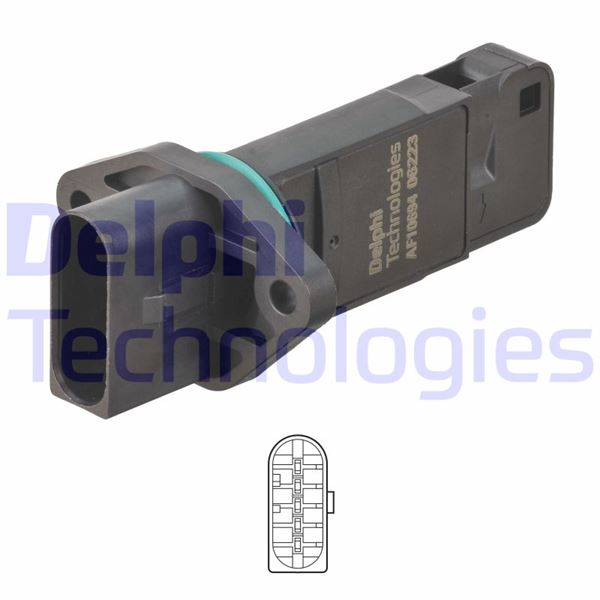 DELPHI AF10694-12B1 Motor Hava Kütle Ölçer (MAF Sensörü) - AUDI A8 D2 (4D2, 4D8) uyumlu