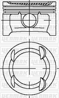 YENMAK 31-03913-000 Motor Piston Seti - OPEL ASTRA J Sports Tourer (P10) uyumlu