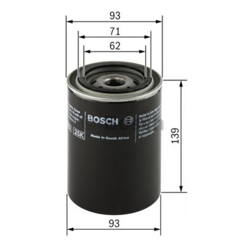 BOSCH 0 451 203 194 Motor Yağ Filtresi - ALFA ROMEO 75 (162_) uyumlu