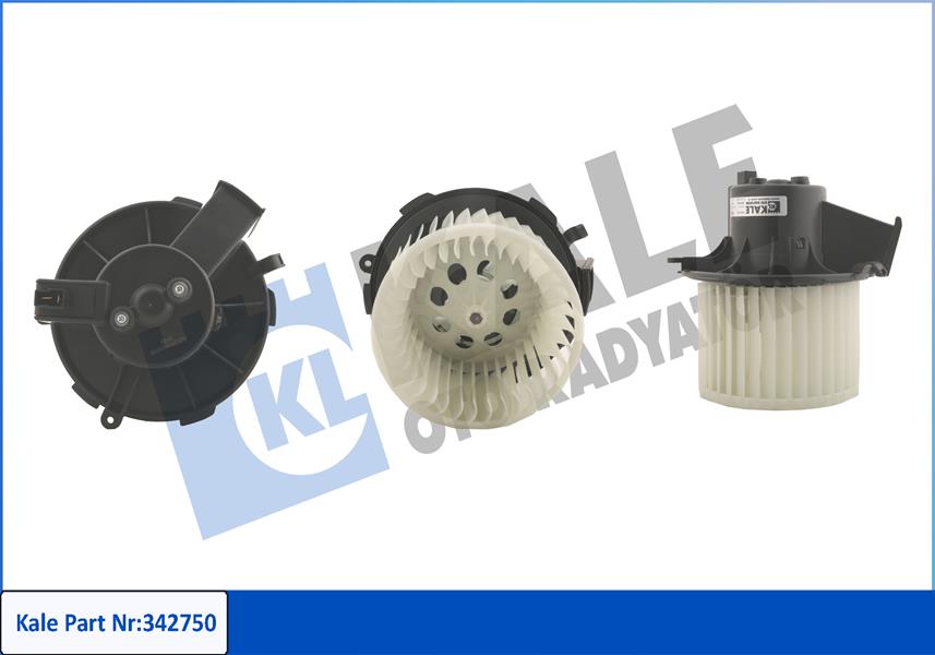 KALE OTO RADYATÖR 342750 İklimlendirme Sistemi Fan Parçaları - PEUGEOT 307 (3A/C) uyumlu