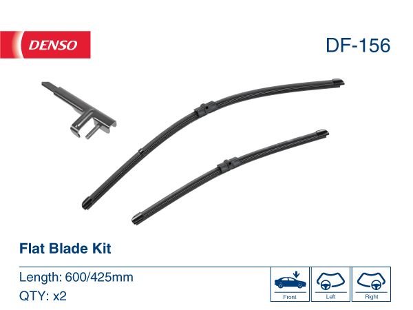 DENSO DF-156 Kaporta & Gövde Parçaları Cam Silecek Mekanizması - FIAT CROMA (194_) uyumlu