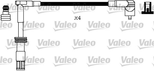 VALEO 346184 Ateşleme Sistemi Ateşleme Kablosu - ALFA ROMEO 145 (930_) uyumlu