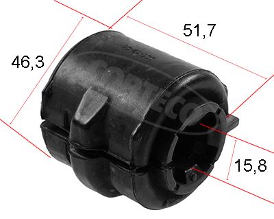CORTECO 80005085 Süspansiyon Sistemi Stabilizatör - PEUGEOT 306 Hatchback (7A, 7C, N3, N5) uyumlu