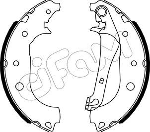 CIFAM 153-531 Fren Sistemleri Fren Pabucu - FORD ECOSPORT uyumlu