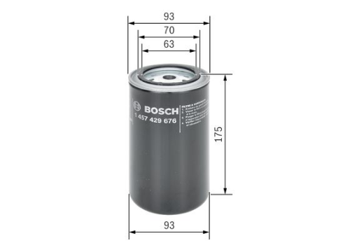 BOSCH 1 457 429 676 Yakıt Sistemi Yakıt Filtresi - DAF 85 uyumlu