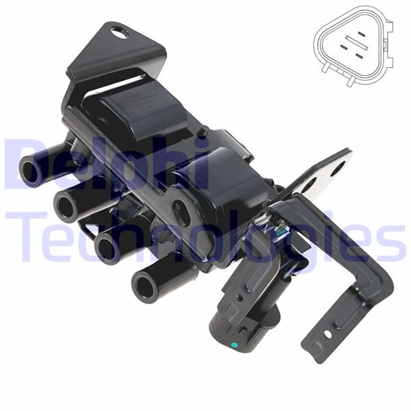 DELPHI GN11039-12B1 Ateşleme Sistemi Ateşleme Bobini - HYUNDAI i10 II (BA, IA) uyumlu