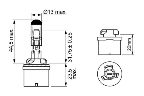BOSCH 1 987 302 024 Farlar & Aydınlatma Ampuller - HYUNDAI ix20 (JC) uyumlu