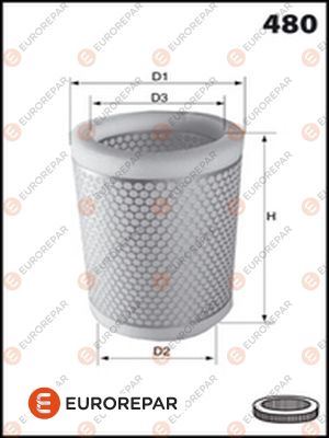 EUROREPAR E147124 Motor Hava Filtresi - PEUGEOT 205 I (741A/C) uyumlu