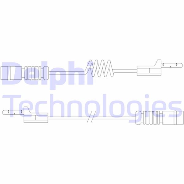DELPHI LZ0280 Fren Sistemleri Aşınma Göstergesi - MERCEDES-BENZ VARIO Platform şasi (B670, B668, B667) uyumlu