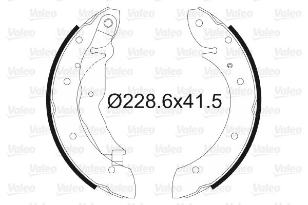 VALEO 562551 Fren Sistemleri Fren Pabucu - BMW 3 (E36) uyumlu