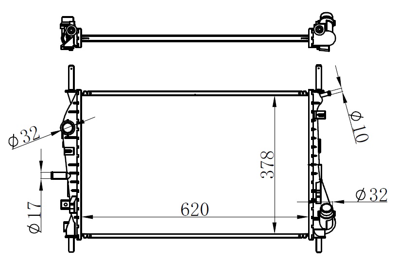Su Radyatörü - BFR130026 Ürün Görseli