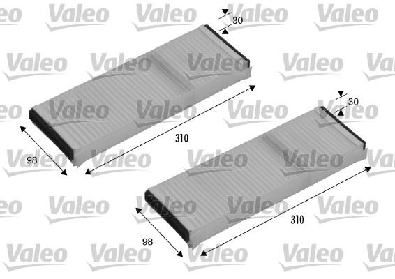 VALEO 715500 İklimlendirme Sistemi Polen Filtresi - AUDI R8 (422, 423) uyumlu
