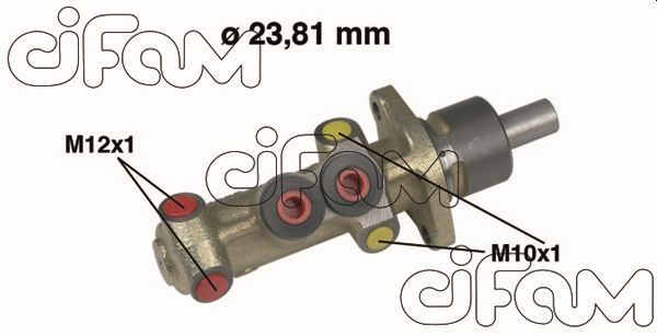 CIFAM 202-223 Fren Sistemleri Ana Fren Merkezi - RENAULT LAGUNA I (B56_, 556_) uyumlu