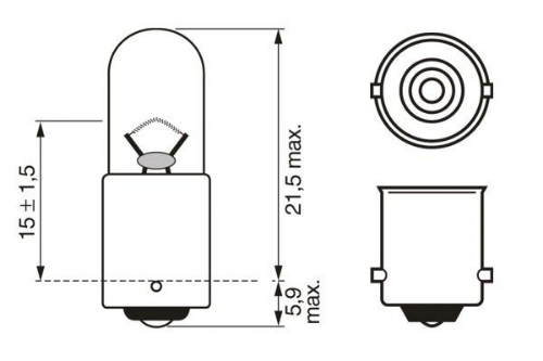 BOSCH 1 987 302 207 Farlar & Aydınlatma Ampuller - MERCEDES-BENZ SL (R107) uyumlu