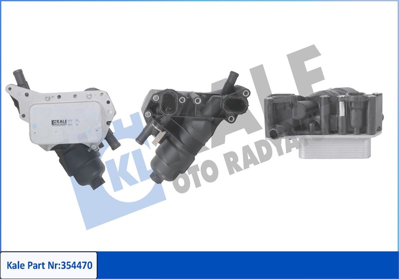 KALE OTO RADYATÖR 354470 Motor Yağ Soğutucusu - RENAULT SCÉNIC III (JZ0/1_) uyumlu