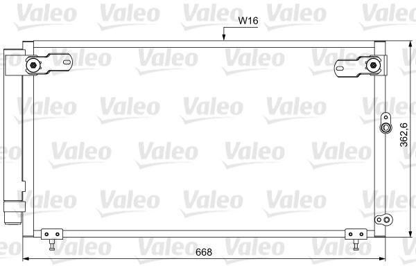 VALEO 814047 İklimlendirme Sistemi Klima Radyatörü - LEXUS IS I (_E1_) uyumlu