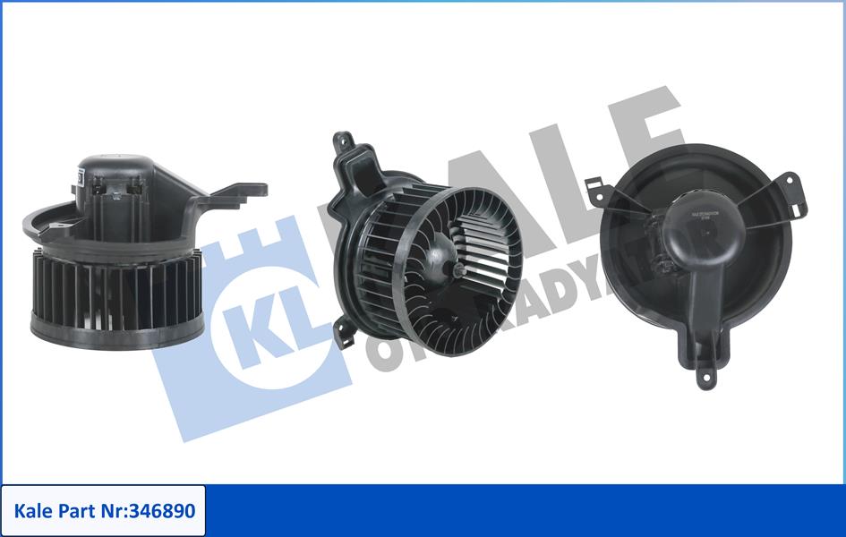 KALE OTO RADYATÖR 346890 İklimlendirme Sistemi Fan Parçaları - CITROËN BERLINGO / BERLINGO FIRST Kasa/büyük limuzin (M_) uyumlu