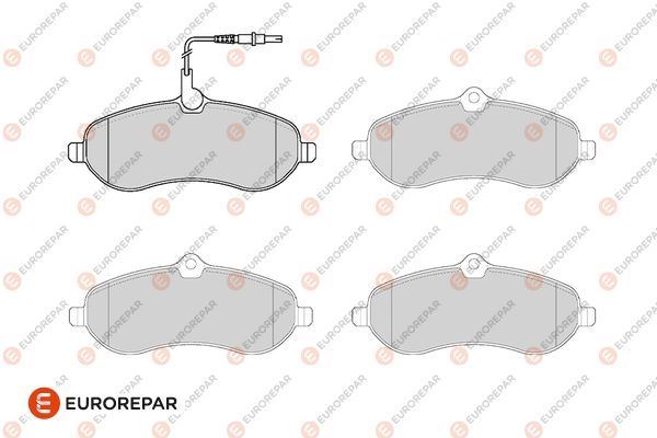 EUROREPAR 1686265980 Fren Sistemleri Fren Balatası - FIAT SCUDO Panelvan/Van (270_, 272_) uyumlu
