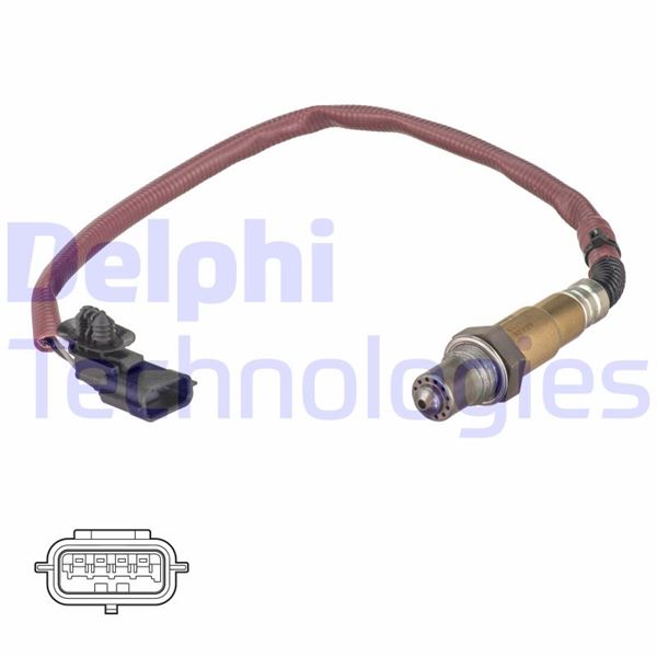 DELPHI ES21172-12B1 Emme & Egzoz Sistemi Egzoz Sensörleri - NISSAN QASHQAI II (J11, J11_) uyumlu