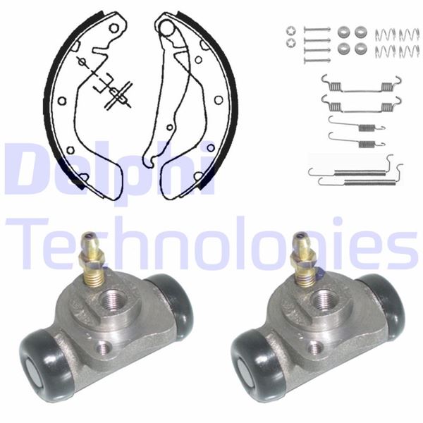 DELPHI KP852 Fren Sistemleri Fren Pabucu - OPEL CORSA A Hatchback (S83) uyumlu
