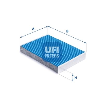UFI 34.257.00 İklimlendirme Sistemi Polen Filtresi - DACIA LODGY (JS_) uyumlu