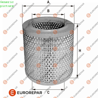 EUROREPAR 1680333380 Motor Hava Filtresi - RENAULT 5 (122_) uyumlu
