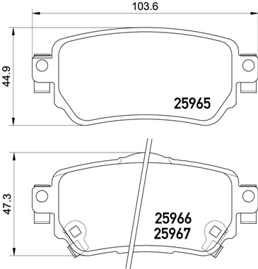 Fren Balatası - RENAULT ORIJINAL - 440605889R Ürün Görseli