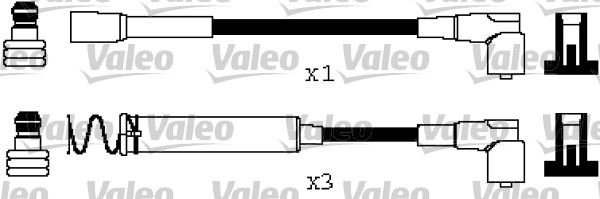 VALEO 346590 Ateşleme Sistemi Ateşleme Kablosu - OPEL VECTRA A Hatchback (J89) uyumlu