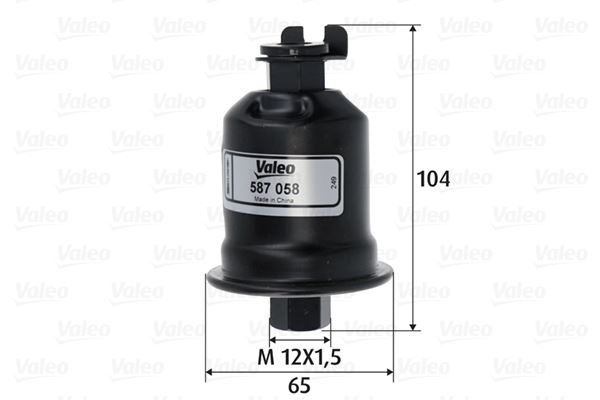 VALEO 587058 Yakıt Sistemi Yakıt Filtresi - TOYOTA SUPRA (_A8_) uyumlu