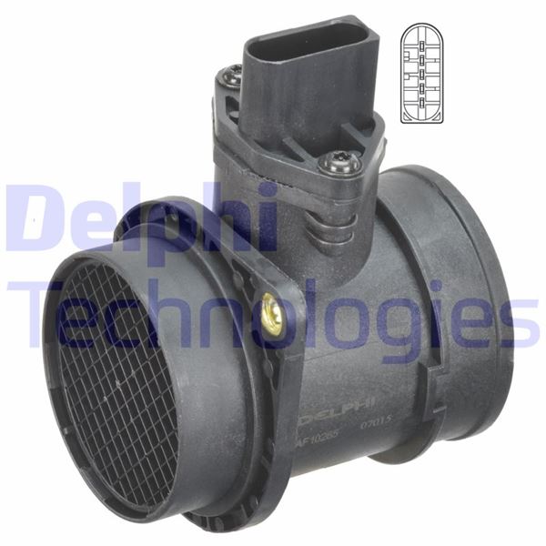 DELPHI AF10265-12B1 Motor Hava Kütle Ölçer (MAF Sensörü) - AUDI A3 (8L1) uyumlu