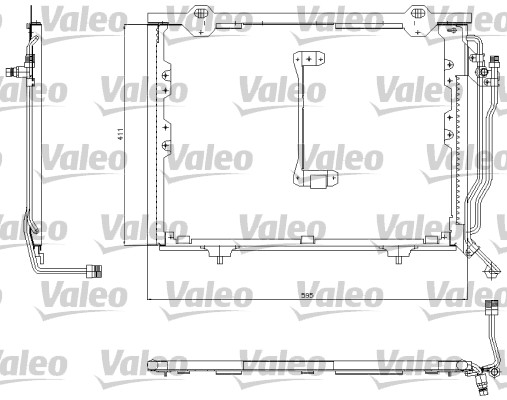 VALEO 817492 İklimlendirme Sistemi Klima Radyatörü - MERCEDES-BENZ C-SERISI (W202) uyumlu