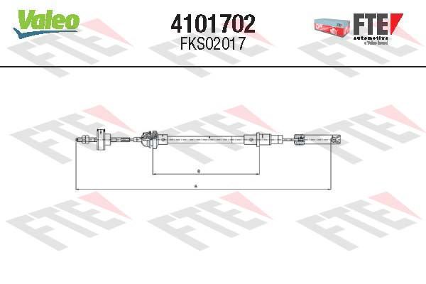 VALEO 4101702 Debriyaj Sistemi Debriyaj Teli - VW JETTA I (16) uyumlu