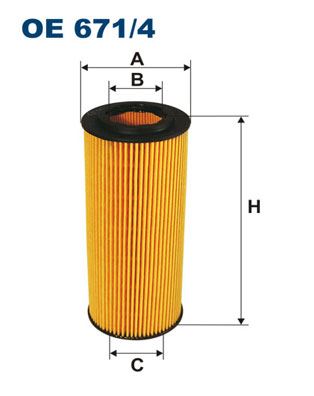 FILTRON OE 671/4 Motor Yağ Filtresi - AUDI A6 C7 (4G2, 4GC) uyumlu