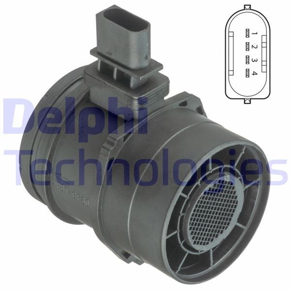 DELPHI AF10396-12B1 Motor Hava Kütle Ölçer (MAF Sensörü) - BMW 3 Touring (E91) uyumlu