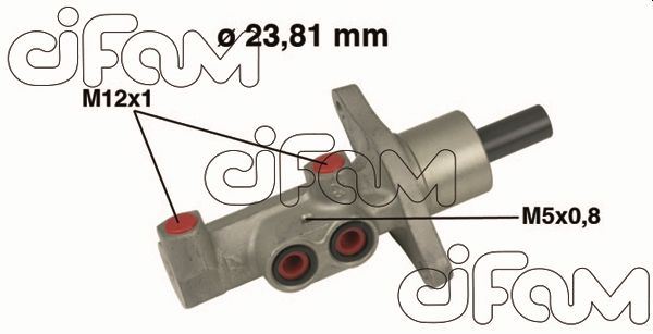 CIFAM 202-475 Fren Sistemleri Ana Fren Merkezi - VOLVO S40 II (544) uyumlu