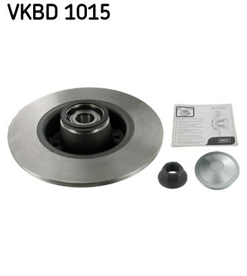 SKF VKBD 1015 Fren Sistemleri Fren Diski - RENAULT MODUS / GRAND MODUS (F/JP0_) uyumlu