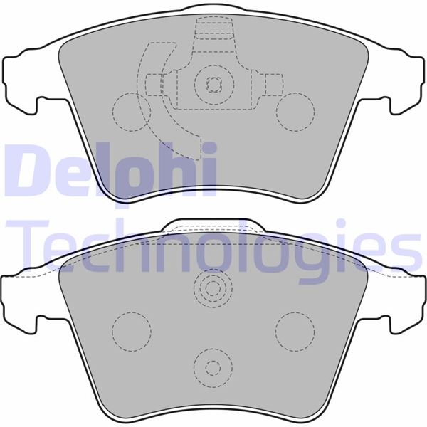 DELPHI LP2225 Fren Sistemleri Fren Balatası - VW MULTIVAN T5 (7HM, 7HN, 7HF, 7EF, 7EM, 7EN) uyumlu