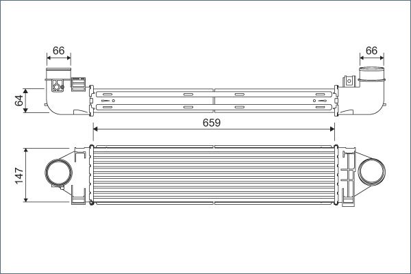 VALEO 822926 Motor Turbo Radyatörü - LAND ROVER FREELANDER 2 (L359) uyumlu