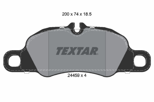 TEXTAR 2445901 Fren Sistemleri Fren Balatası - PORSCHE 911 (991) uyumlu