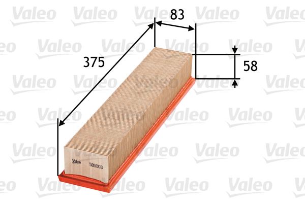 VALEO 585003 Motor Hava Filtresi - RENAULT KANGOO Express (FC0/1_) uyumlu