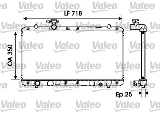 VALEO 734164 Soğutma Sistemi Su Soğutucu & Parçaları - SUZUKI LIANA Hatchback uyumlu