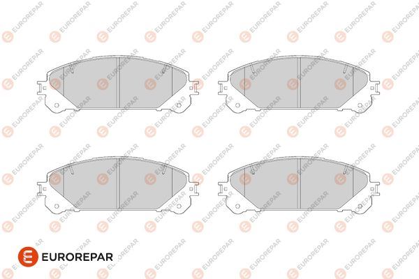 EUROREPAR 1686272580 Fren Sistemleri Fren Balatası - TOYOTA PREVIA III (_R2_, _R5_) uyumlu