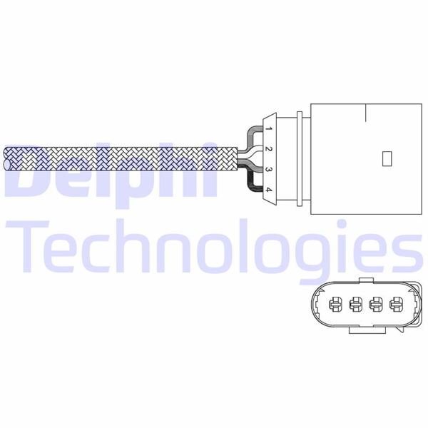 DELPHI ES20338-12B1 Emme & Egzoz Sistemi Egzoz Sensörleri - SEAT CORDOBA (6K1, 6K2) uyumlu
