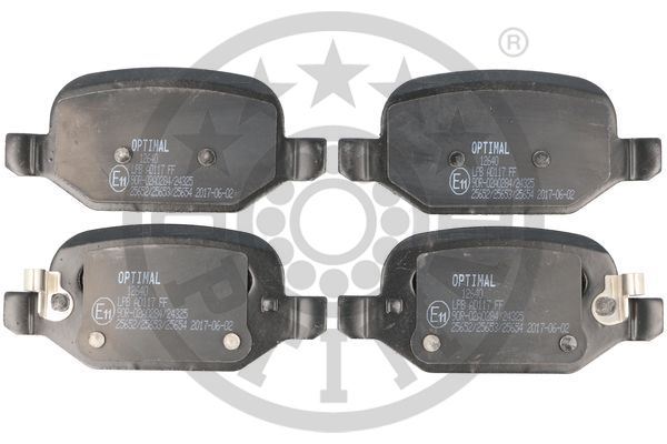 OPTIMAL BP-12640 Fren Sistemleri Fren Balatası - FIAT 500L (351_, 352_) uyumlu