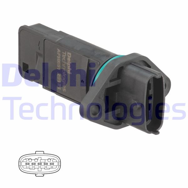 DELPHI AF10551-12B1 Motor Hava Kütle Ölçer (MAF Sensörü) - PORSCHE 911 (996) uyumlu