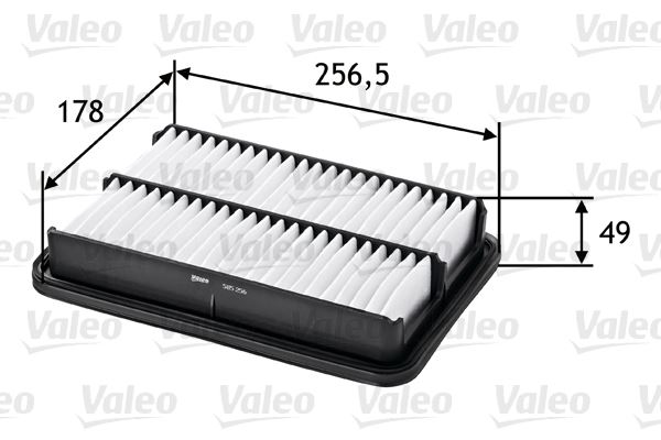 VALEO 585256 Motor Hava Filtresi - HYUNDAI SANTA FÉ I (SM) uyumlu