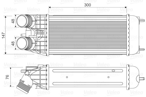 VALEO 818547 Motor Turbo Radyatörü - CITROËN C3 PICASSO (SH_) uyumlu