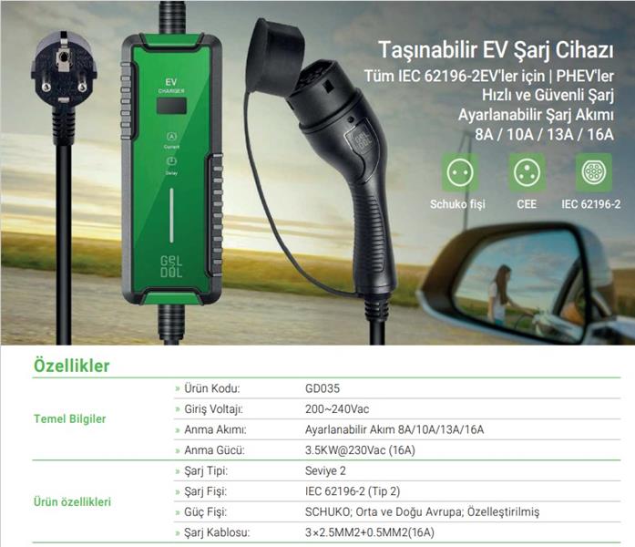 Şarj Cihazı - AUTEL - GD035 Ürün Görseli